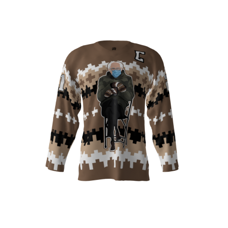 Feel the Bern Hockey Jersey Front