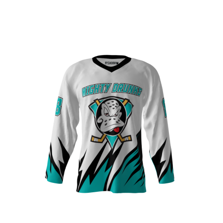 Mighty Drunks White Hockey Jersey