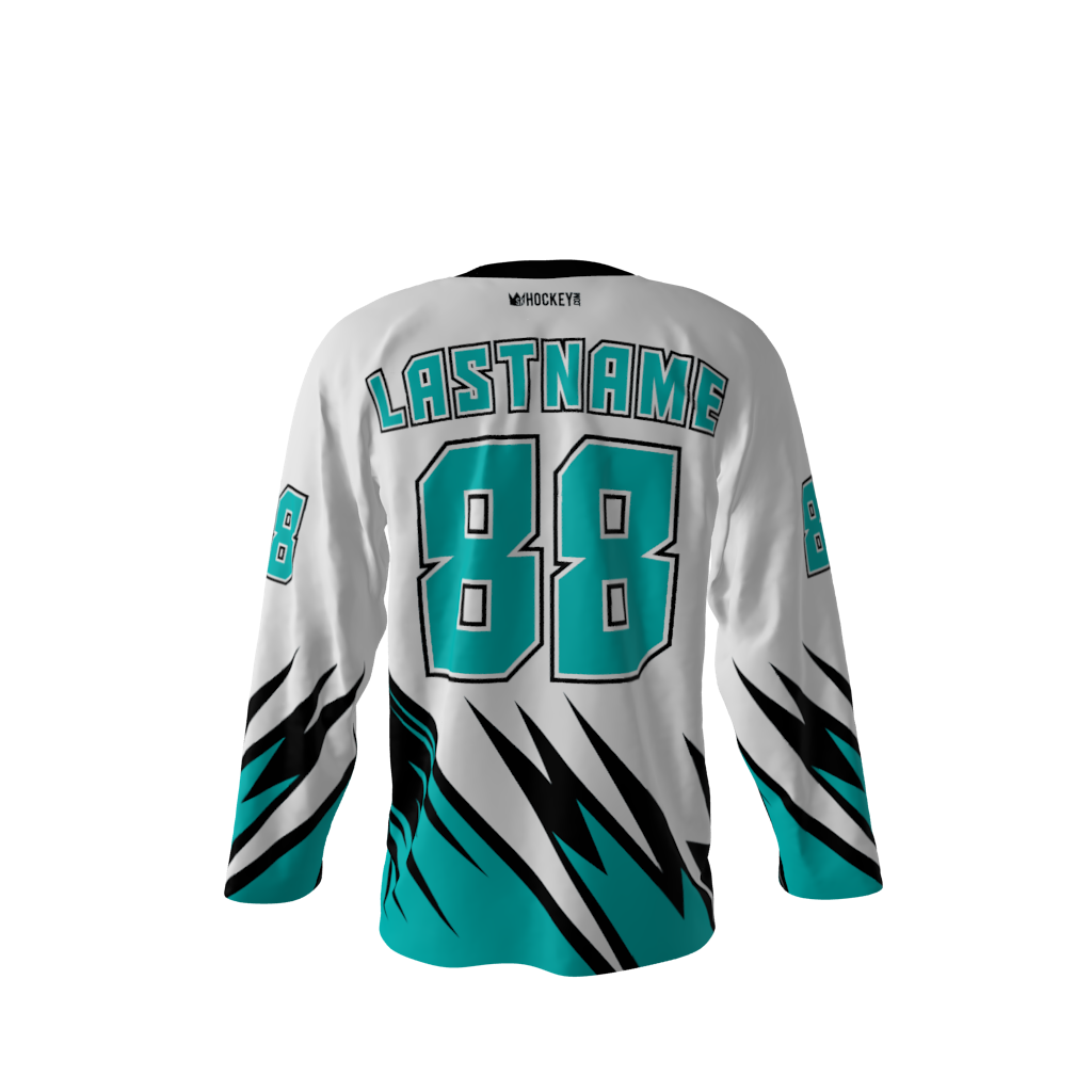 Mighty Drunks White Hockey Jersey - Image 3