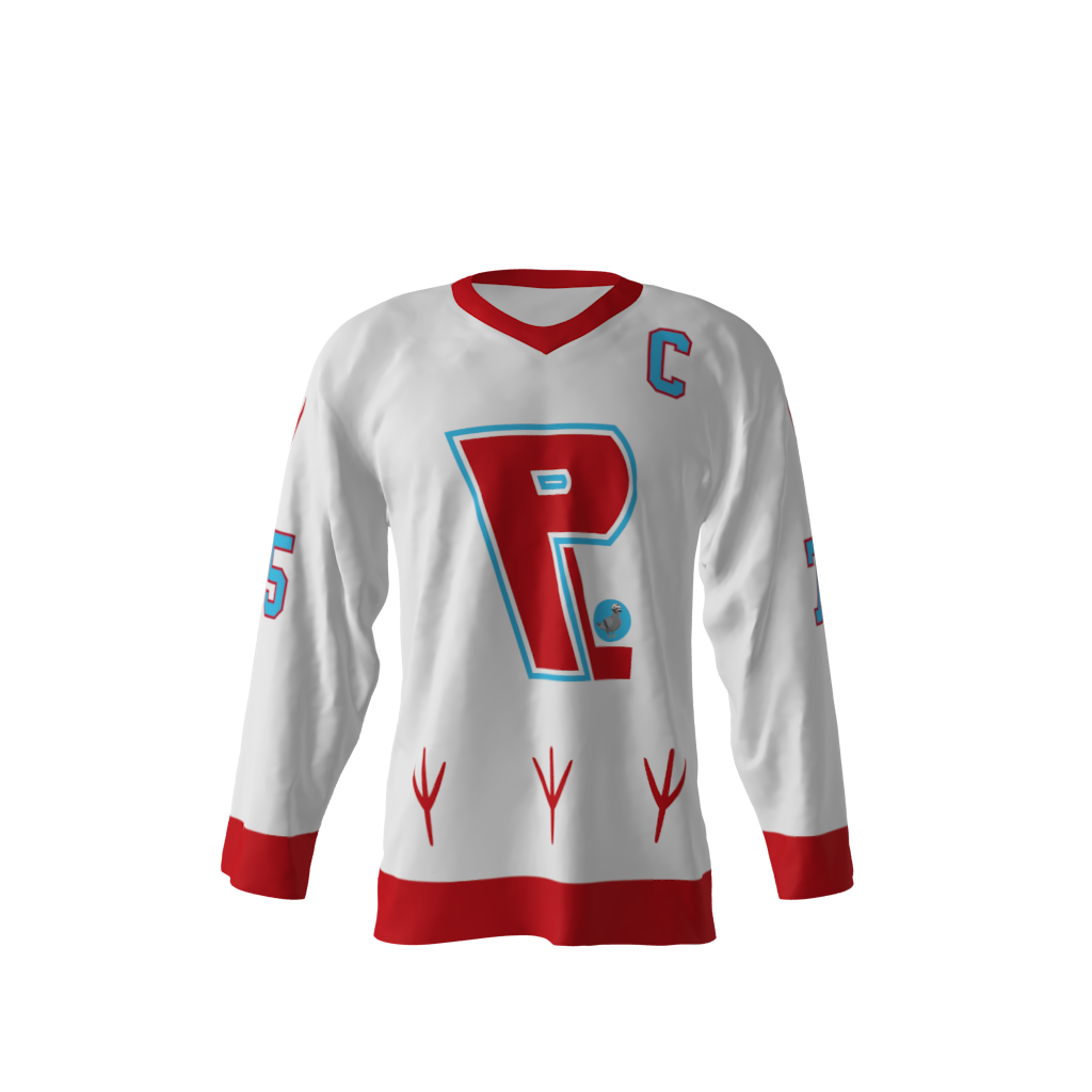 Pigeons White Hockey Jersey