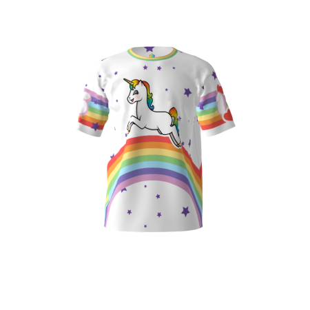 Unicorns White Softball Jersey