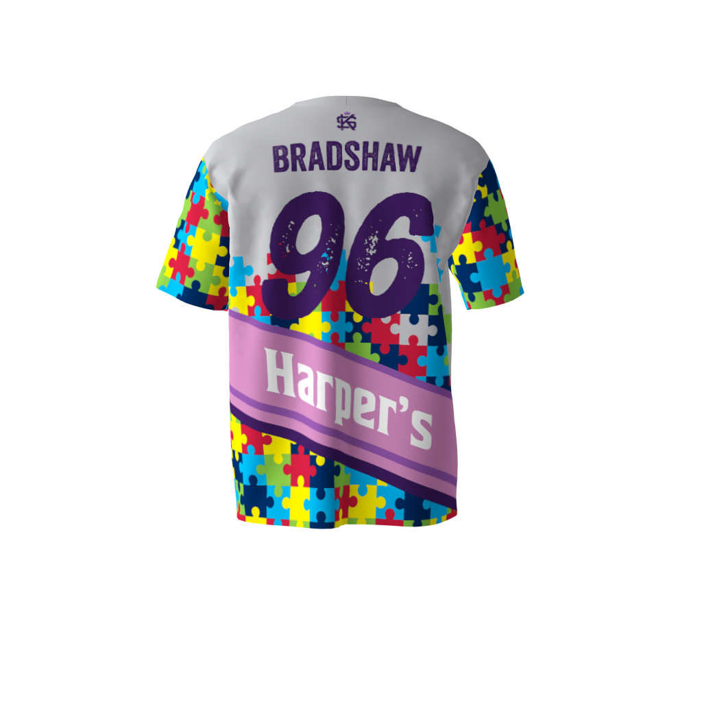 I'd Hit That Autism Softball Jersey - Image 3