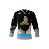 Greasy Flamingos Black Hockey Jersey