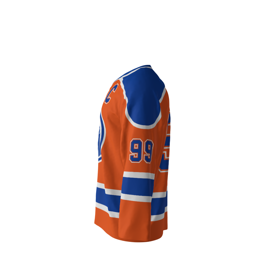 No Regretzkys Orange Hockey Jersey - Image 2