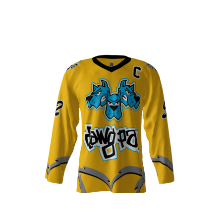 Dawg Pac Yellow Hockey Jersey