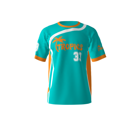 Tropics Teal Softball Jersey