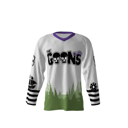Goons White Hockey Jersey