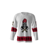 Skull Lumberjacks White Hockey Jersey