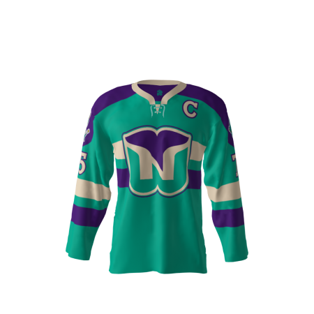 Narwhals Vintage Green Hockey Jersey