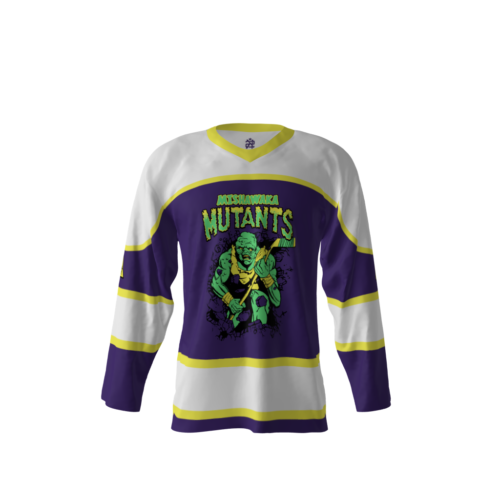 Mishawaka Mutants Purple Hockey Jersey