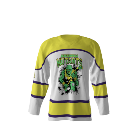Mishawaka Mutants White Hockey Jersey