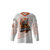 Murder Hornets White Orange Hockey Jersey