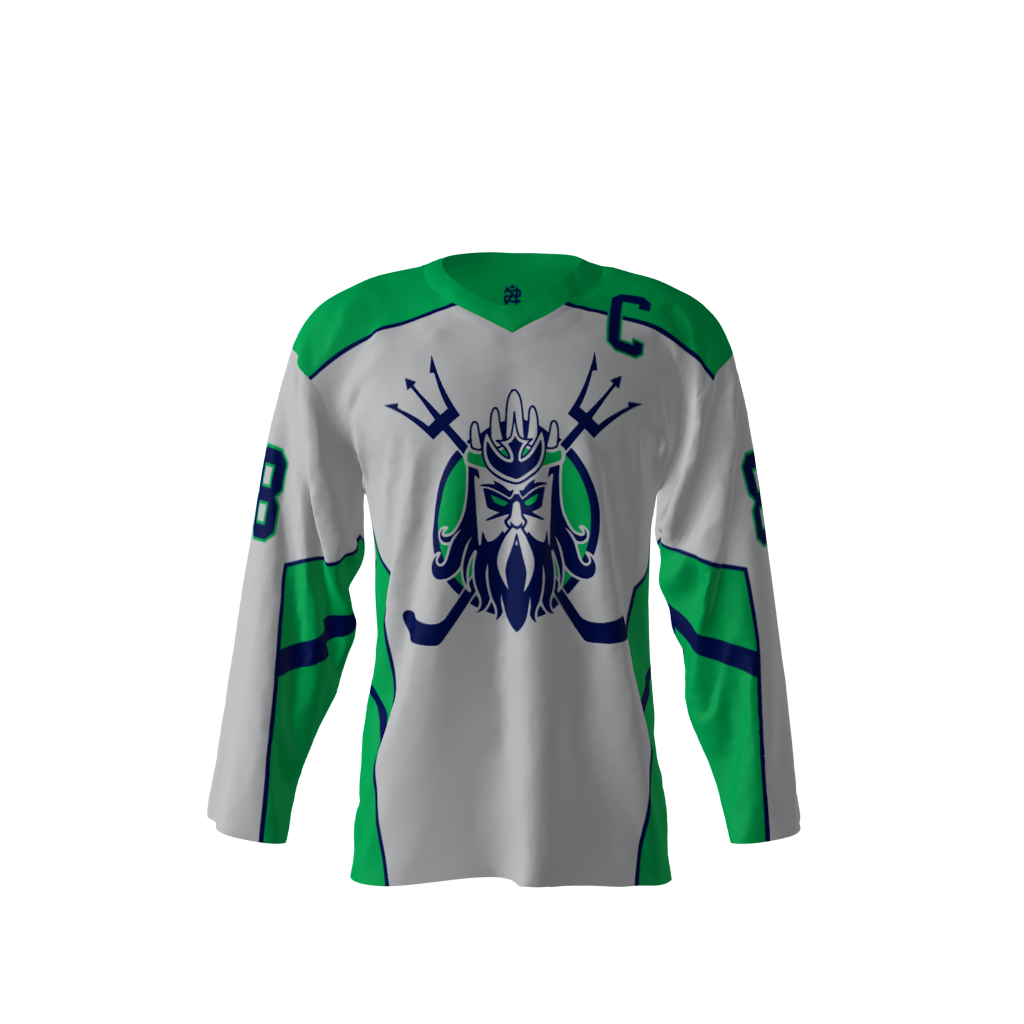 Poseidon Gray Hockey Jersey