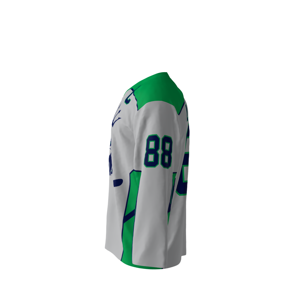Poseidon Gray Hockey Jersey - Image 2