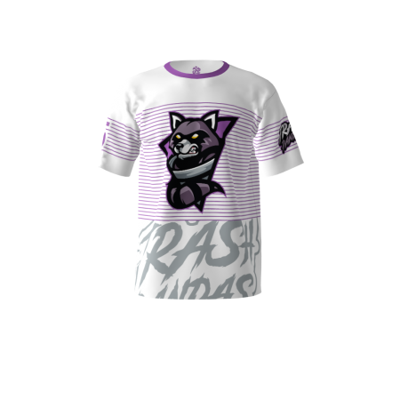 Trash Pandas White Softball Jersey Front