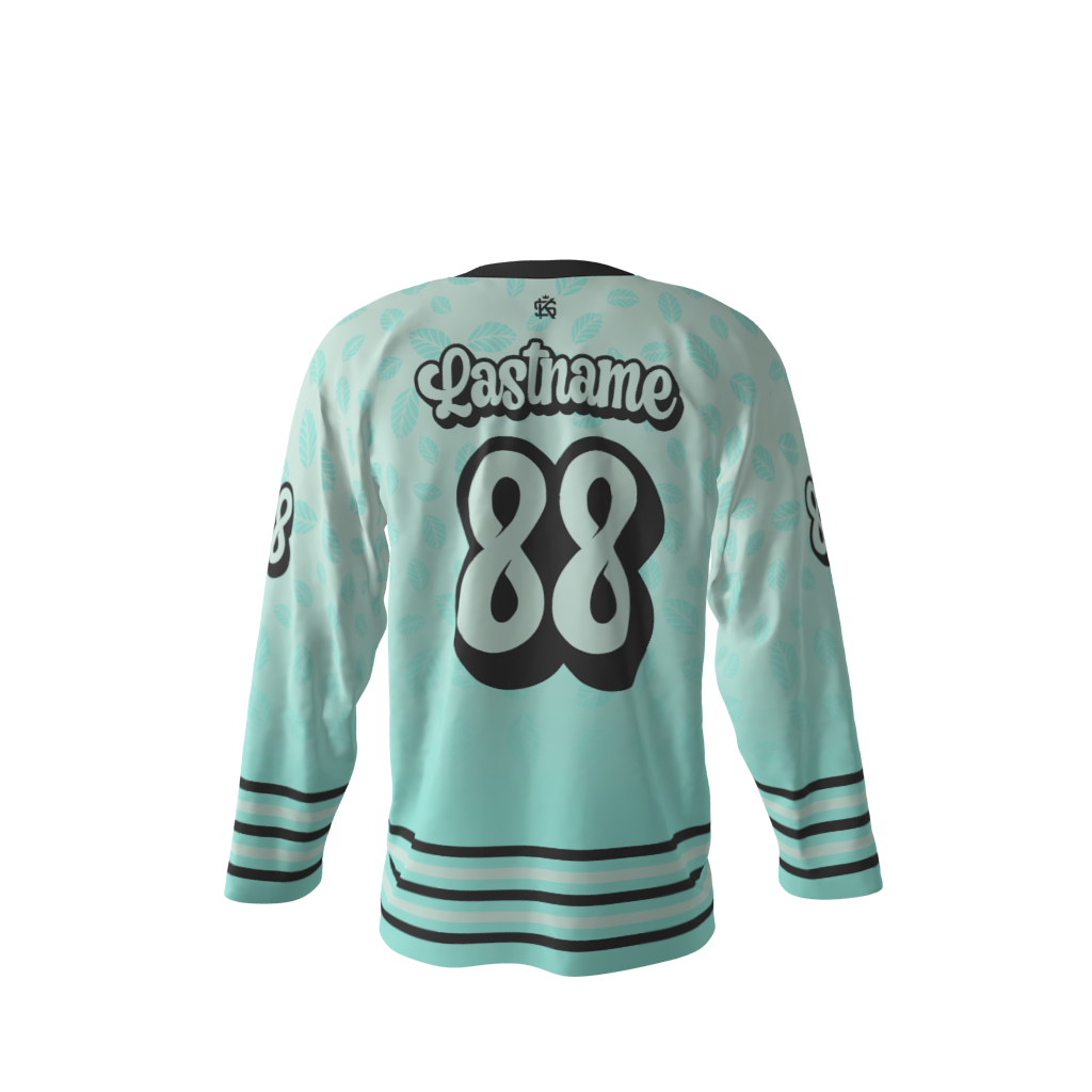Mint Hockey Jersey Back