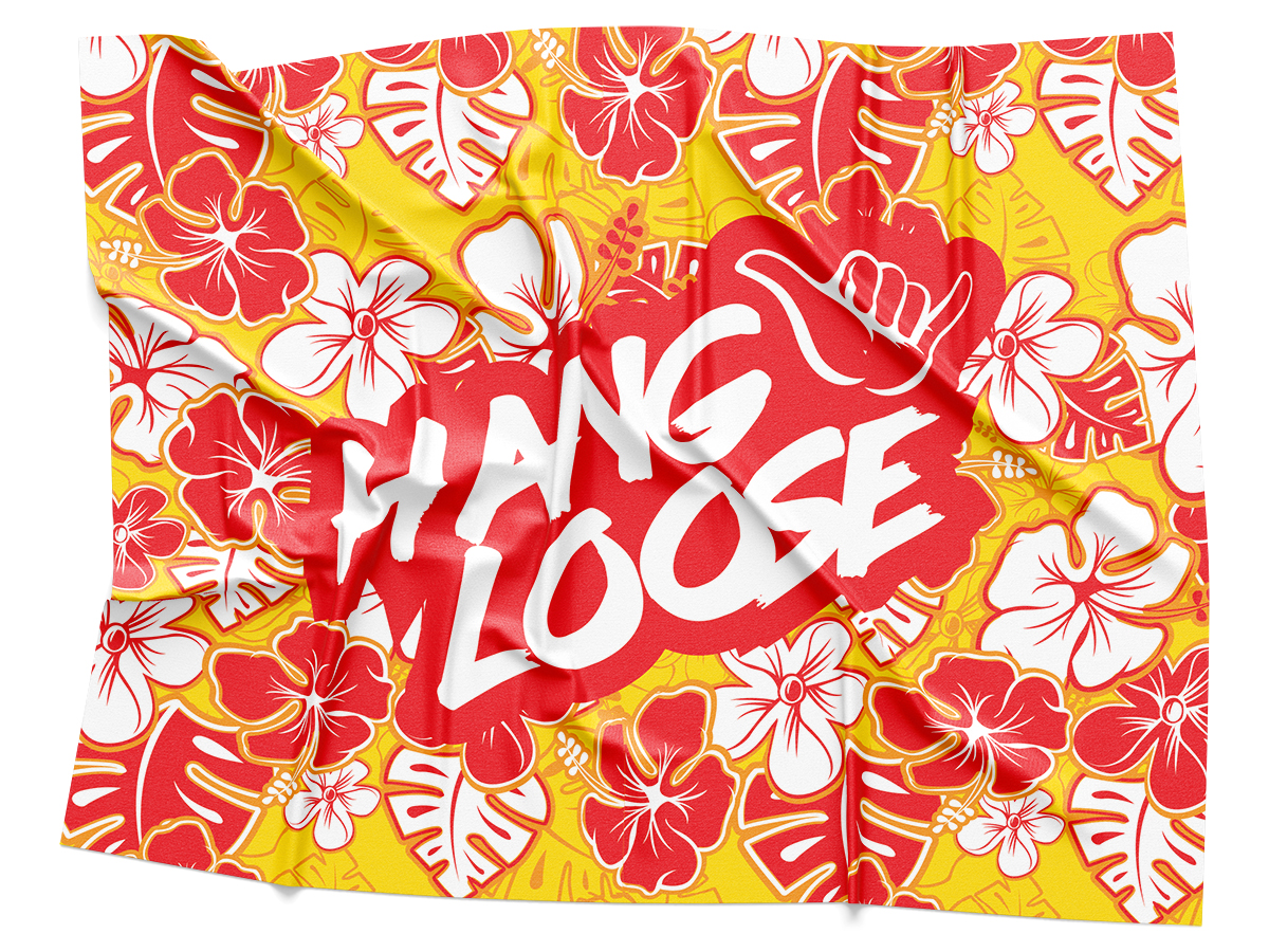 Hang Loose Logo Rendering