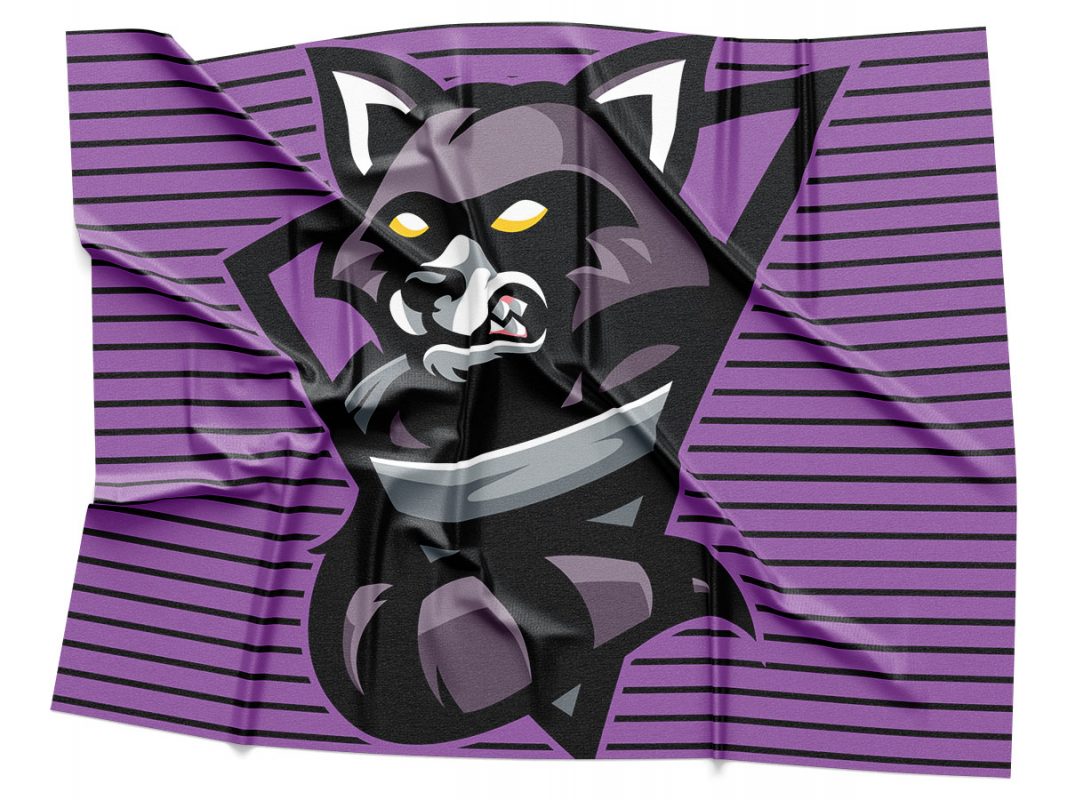 Trash Pandas Logo Rendering