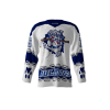 Bulldogs White Blue Hockey Jersey