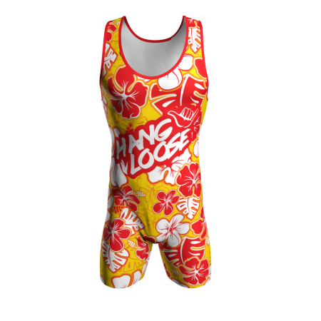 Hang Loose Wrestling Singlet Front