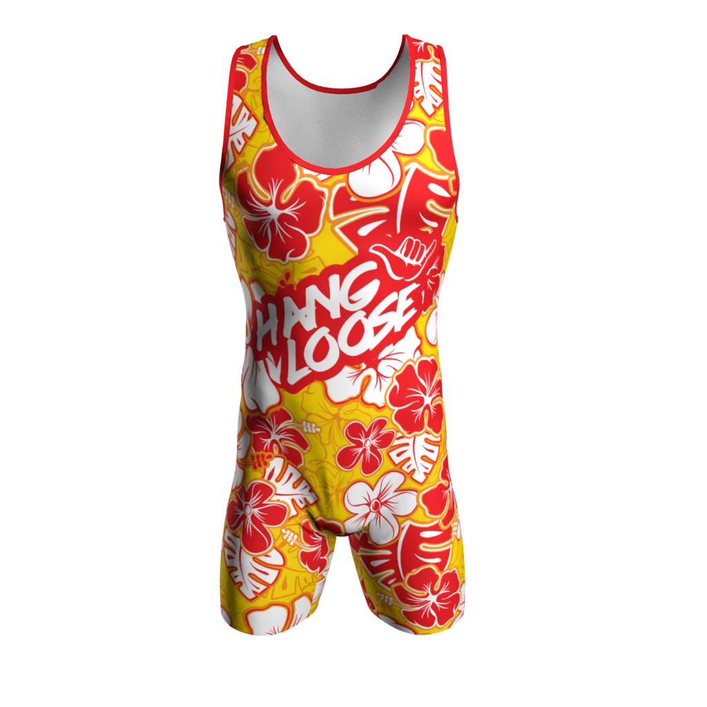 Hang Loose Wrestling Singlet Front