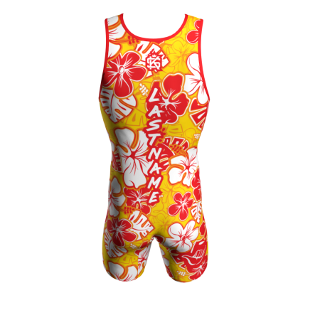 Hang Loose Wrestling Singlet Back