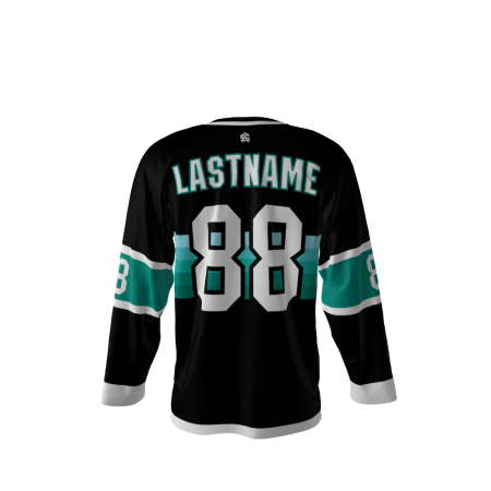 Sharks Black Hockey Jersey