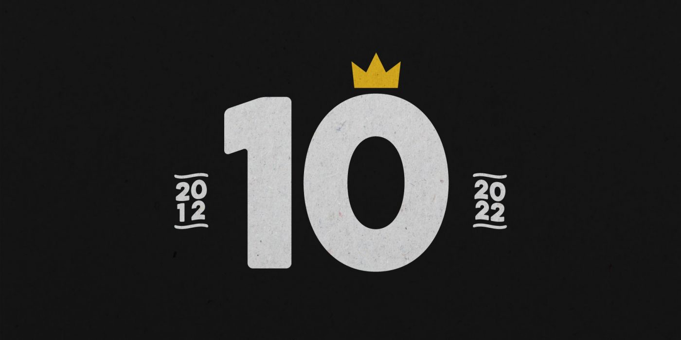 Sublimation Kings is celebrating ten years as a business, from 2012 to 2022.