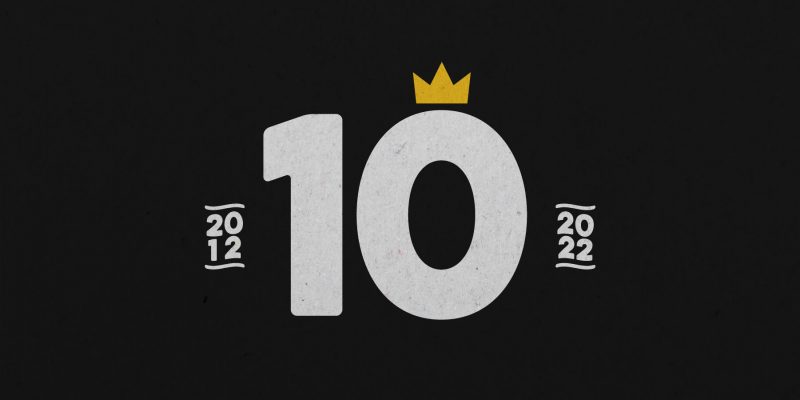 Sublimation Kings is celebrating ten years as a business, from 2012 to 2022.