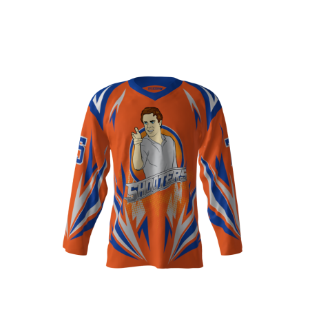 Shooters Orange Hockey Jersey