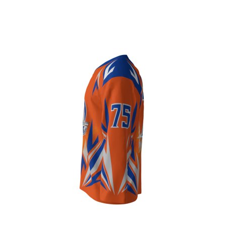 Alternative view of Shooters Orange Hockey Jersey
