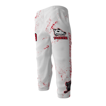 Cellar Dwellers White Inline Hockey Pants