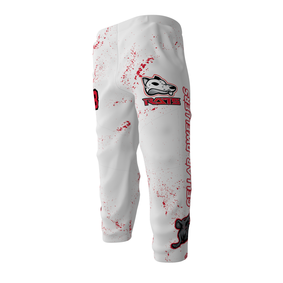 Cellar Dwellers White Inline Hockey Pants