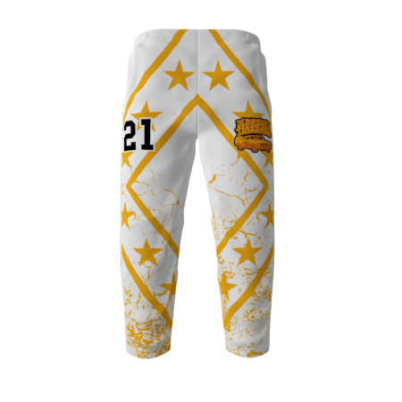 Alternative view of Dekes Of Hazard White Inline Hockey Pants