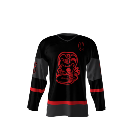 Cobra Kai Black Hockey Jersey