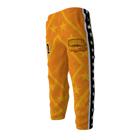 Dekes Of Hazard Orange Inline Hockey Pants