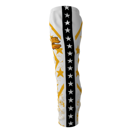 Alternative view of Dekes Of Hazard White Inline Hockey Pants