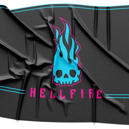 Hellfire Black Logo Rendering