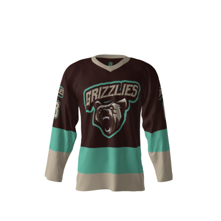 Grizzlies Hockey Jersey Front