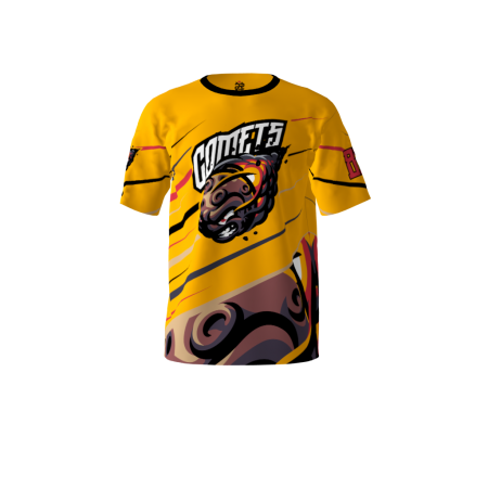 Comets Orange Softball Jersey Front
