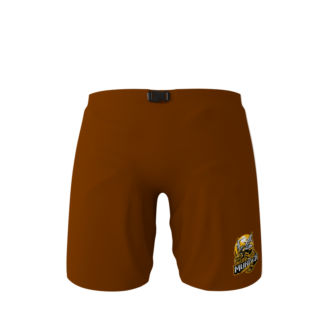 Murder Hornets Brown Ice Hockey Pant Shell - Image 3
