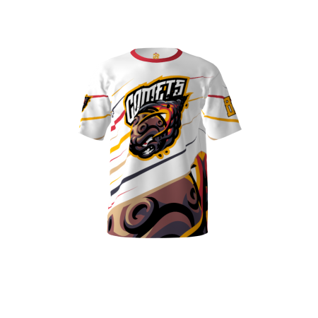 Comets White Softball Jersey