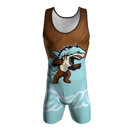 Bearshark Wrestling Singlet