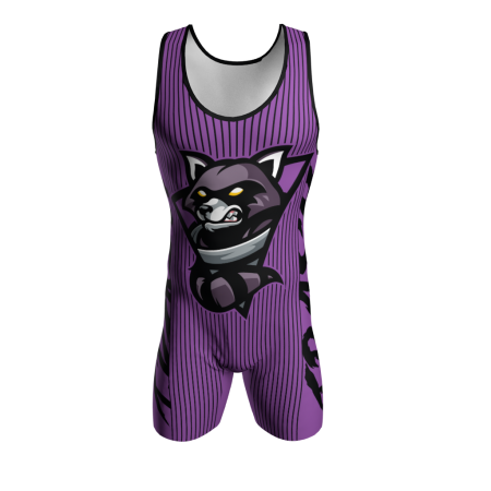 Trash Panda Purple Wrestling Singlet