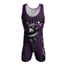 Trash Panda Black Wrestling Singlet