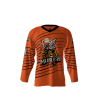 Murder Hornets Orange Hockey Jersey Front