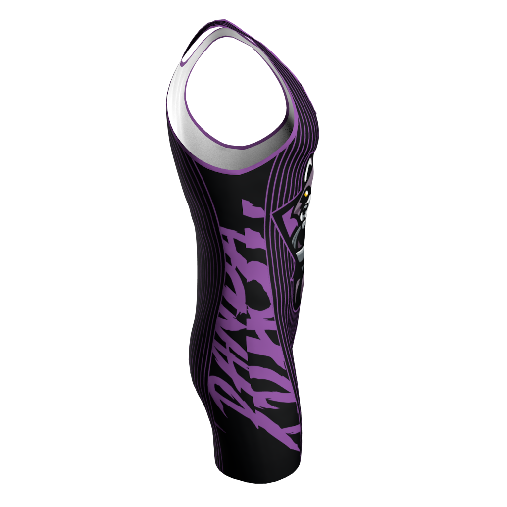 Trash Panda Black Wrestling Singlet - Image 4