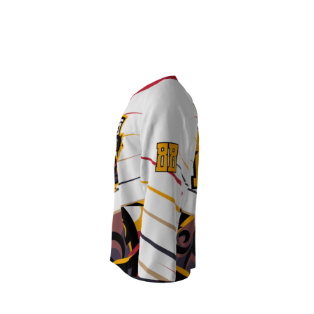 Alternative view of Comets White Hockey Jersey