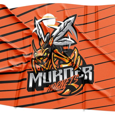 Murder Hornets Orange Logo Rendering