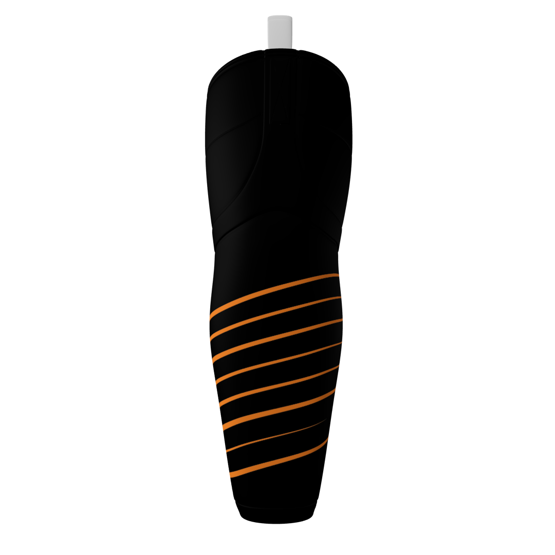 Murder Hornets Black Ice Hockey Socks - Front